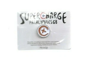 Sainsbury's - Supercharge - Paralympics GB - Pin Badge - RED - NEW - UK FREEPOST - Picture 1 of 1