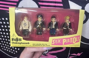 Very Rare Yellow Kubrick Sex Pistols Figurine Set BNIB Bearbrick Collectable 🌸 - Picture 1 of 10