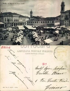 BIELLA CITTA'-MERCATO IN PIAZZA CAVOUR-C51-140 - Imagen 1 de 1