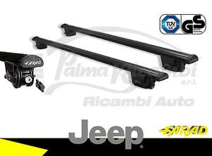 IRON110+SM02 BARRE PORTATUTTO FARAD NERE JEEP GRAND CHEROKEE DAL 2002 AL 2005 - Imagen 1 de 1