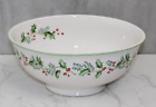 St Nicholas Square Holly Berry Bowl, Oval Holiday Bowl