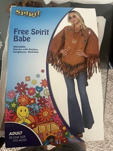 Spirit Halloween Kostüm, Free Spirit Hippie Babe Erwachsene Einheitsgröße - Bild 1 von 5