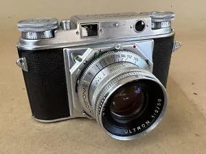 Voigtlander Prominent Vintage German RF Camera W/ 50mm F2 Ultron - GREAT - Picture 1 of 9
