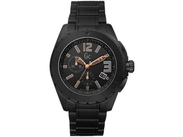 GUESS GC X76009G2S Mens XXL Blackout Ceramic Watch - 2 Years