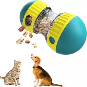 Interactive Dog Treat Toy Chew-Proof Slow Feeder Rolling Food Dispenser Training - Picture 1 of 11