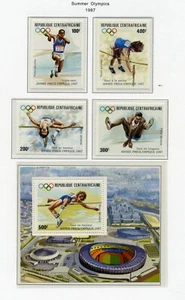 CENT AFRICAN REP MNH C330-34 Olympische Sommerspiele ZG625 - Bild 1 von 1