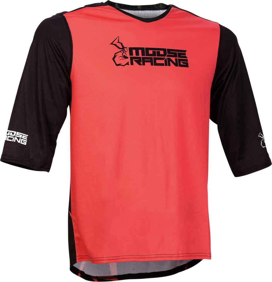 MOOSE RACING MTB Jersey - 3/4 Sleeve - Red - Small 5020-0244 - Image 1 of 1