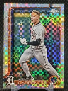 Kerry Carpenter Prism Refractor 2025 Topps Chrome #299 Detroit Tigers  - Picture 1 of 6
