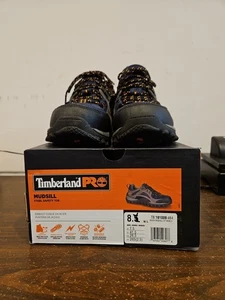 Timberland Pro Men's Mudsill Safety Steel Toe Work Shoes Size 8W - Picture 1 of 9