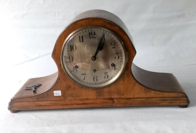 ANTICO OROLOGIO DA CAMINO A PENDOLO CON SUONERIA E VARI RINTOCCHI FUNZIONA. DF2 - Immagine 1 di 4