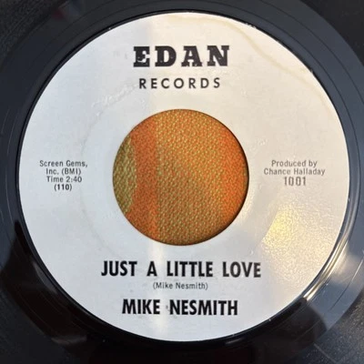 Michael Mike Nesmith Just A Little Love Edan Records  US 45 - Image 1 of 2