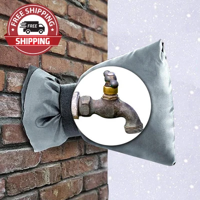 Outdoor Faucet Cover Winter Freeze Protector Insulated Tap Protection - Image 1 of 4