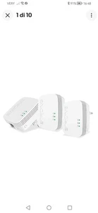 STRONG POWERL600TRIMINI Kit 3 pezzi 600 Mbit/s. Formato piccolo ed elegante. Est - Foto 1 di 11