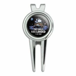 NASA Apollo 11 The Eagle Has Landed Golf Divot Tool Ball Marker - Bild 1 von 6