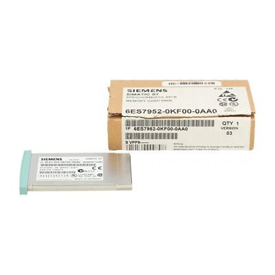 Siemens 6ES7952-0KF00-0AA0 SIMATIC S7 Memory Module New NFP - Image 1 of 4
