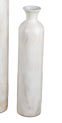 Deko Bodenvase MARMOR rund H. 52cm creme braun Keramik Formano - Bild 1 von 3