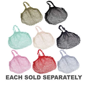 Sachi Cotton String Bag Long Handle Lightweight Eco Friendly Biodegradable - Picture 1 of 9