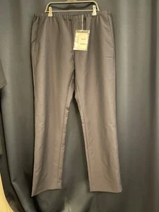 acne studios men’s relaxed fit wool drawstring pants navy size 52 - Picture 1 of 8