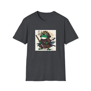 Samurai Frosch!  Lustiges Humor T Shirt. Neuer Druck. Unisex Softstyle T-Shirt - Bild 1 von 57