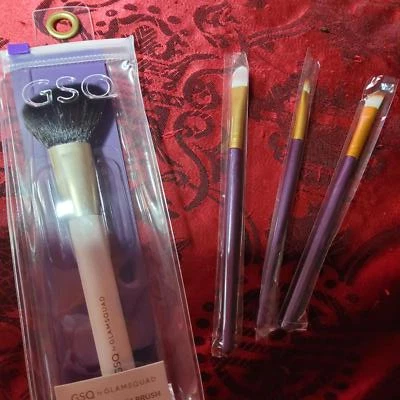 Pinceles de sombra de ojos para rubor de maquillaje facial Foto 1 de 2