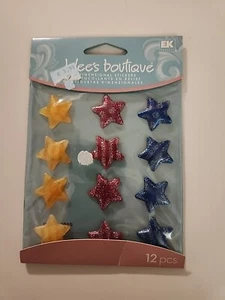 Jolees Boutique PRIMARY STARS CABOCHONS scrapbooking stickers - Picture 1 of 1