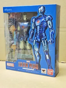 Bandai SHF S.H.Figuarts Marvel Ironman Mark 3 Blue Stealth Color Figur - Bild 1 von 3