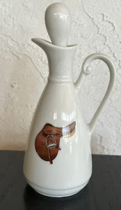 New ~Vintage "The Huntsman" Equestrian China~ Cruet With Stopper - Picture 1 of 7