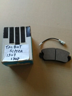 PASTIGLIE FRENI TALBOT SIMCA 1307 - 1308 - 1309 - 1510 - 1609 - 1610 imp. BENDIX - Immagine 1 di 3