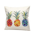 Ananas Leinenwurfkissenbezug, farbenfroh, für Wohnungen