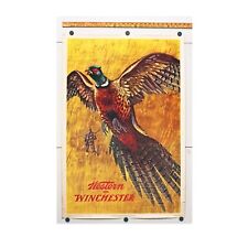 Vintage Original 1955 Winchester Western Pheasant Hunting Advertising Poster