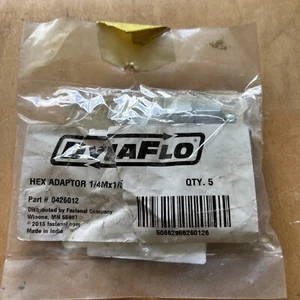 DYNAFLO 1/4"-28 x 1/8"-27 Threaded Hex Adapter PART# 0426011 ***5 PIECES*** - Picture 1 of 3