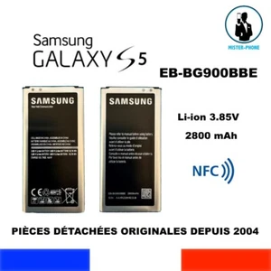 BATTERIE ORIGINALE SAMSUNG EB-BG900BBE GALAXY S5 SV SM-G900F FABRICATION 2021 - Photo 1 sur 6