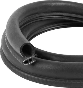10Ft Automotive Door Weather Stripping, Rubber Edge Trim Seal for Car, RV, Truck - Picture 1 of 11
