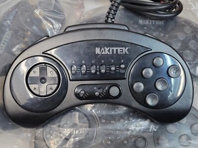 Nakitek Power Pad Controller (1995) Brand New in Bag OEM Sega Saturn Control Pad - Image 1 of 4