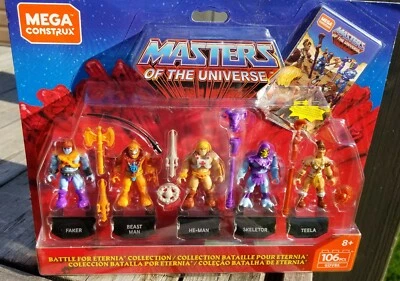 Masters Of The Universe Faker He-Man Skeletor Teela Beast Man Action Figures - Image 1 of 3