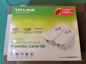 TP-LINK TL-PA8010P 2erStartkit, POWERLINE LAN mit Steckdose #0872 - Bild 1 von 8