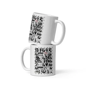 Retro Ska Blanco Brillante Taza de Café Mods Scooters 2 Tonos Música Cool Skinheads - Imagen 1 de 4