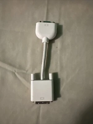 Apple Original OEM Adapter Cable DVI Male to VGA Female  - Image 1 of 4