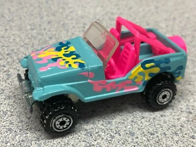 DE COLECCIÓN HOT WHEELS 1990 ROSA, AZUL JEEP BONITO Foto 1 de 4
