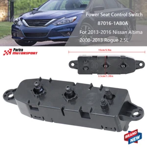 Fit For 2013-16 Nissan Altima 08-13 Rogue 2.5L LH Driver Side Power Seat Switch - Picture 1 of 7