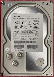 lot of 60 HGST 4TB SAS 7.2K 3.5" 6Gbps SAS Server Hard Drive HDD 0B26885 dell - Picture 1 of 1