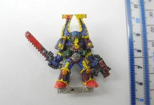 WORLD EATER MARINE Metal Rogue Trader Khorne Chaos Space Marines 40K 1990 PD2 - Foto 1 di 2