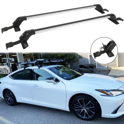 Portaequipajes de aluminio con barra transversal de techo superior de 42,5" para Lexus ES250 300 ES350 Foto 1 de 4