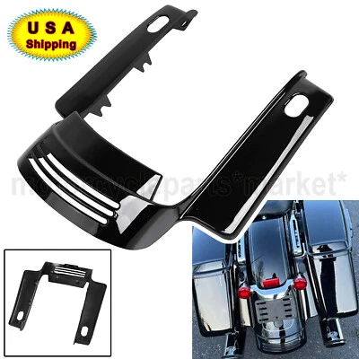 Panel de llenado de extensión de fascia guardabarros trasero negro para Harley Street Glide Special Foto 1 de 4