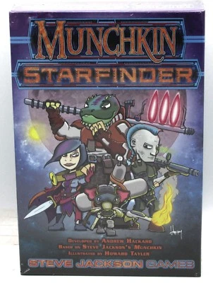 Munchkin Starfinder SJG4471 Core Set (Juego de Cartas) Steve Jackson Juegos Humor Espacial Foto 1 de 2