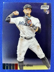2020 #258 Isan Diaz Topps Stadium Club Chrome Baseball RC Miami Marlins - Imagen 1 de 2