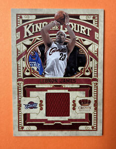 2009-10 Crown Royale LeBRON JAMES King On The Court Game used PATCH /149  2H4