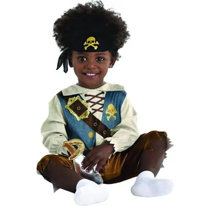 Infant 6-12 month ShipWrecked Pirate 3pc Costume with scarf and sword - Picture 1 of 2