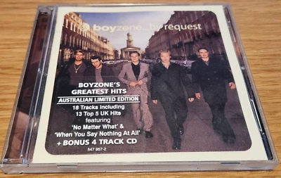 BOYZONE - BY REQUEST - GREATEST HITS - AUSTRALIAN LIMITED EDITION  -  CD - image 1 of 2