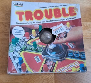 Trouble Gabriel Brettspiel Amerika Gesellschaftsspiel Mensch ärger dich nicht - Bild 1 von 8